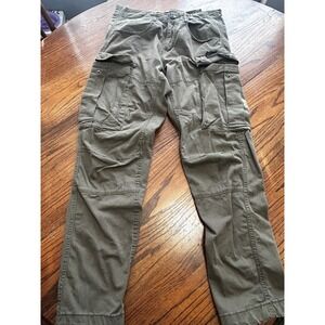 Supply & Demand Olive Green Cargo Pants Utility Streetwear Straight Leg Size M